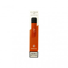 0mg ELF Bar 600 Disposable Vape Pod 600 Puffs - Flavour: Mango Ice