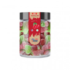 1 Step Max CBD Gummies 2000mg (400g) Jar - Gummies: Wild Cherries