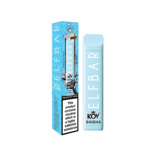 0mg Elf Bar Shisha Range Disposable Vape Pod 600 Puffs - Flavour: Blue Razz