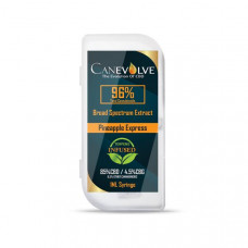 Canevolve 96% CBD Broad Specrum Cannabis Extract Syringe 1ml - Flavour: Pineapple Express