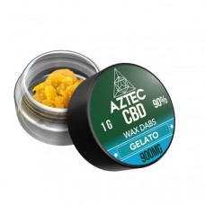 Aztec CBD 900mg CBD Wax/Crumble - 1g - Flavour: Gelato
