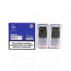 Elf Bar P1 Replacement 2ml Pods for ELF Mate 500 - Flavour: Grape